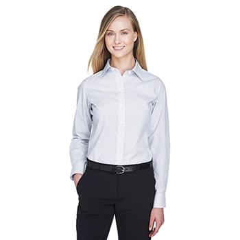 Ladies' Crown Collection Micro Tattersall Woven Shirt