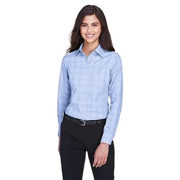 Ladies' Crown Collection? Glen Plaid Woven Shirt