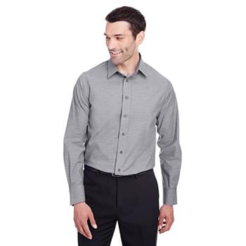 Men's Crown  Collection Stretch Pinpoint Chambray Shirt