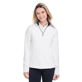 Ladies' Wells Quarter-Zip Tech Pullover