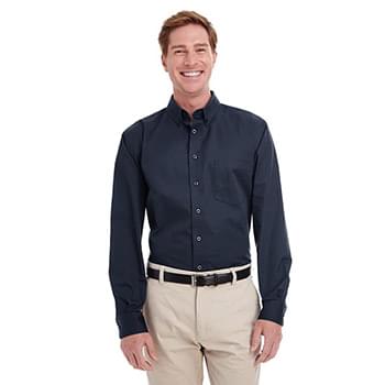 Men's  Tall Foundation Cotton Long-Sleeve Twill Shirt with Teflon?