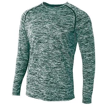 Adult Space Dye Long Sleeve Raglan T-Shirt
