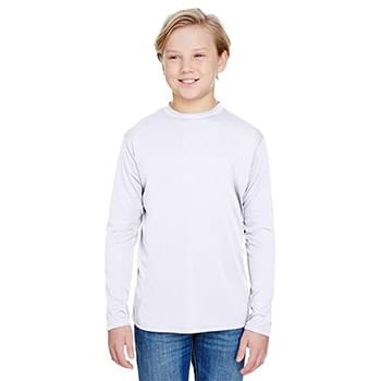 Youth Long Sleeve Cooling Performance Crew Shirt