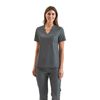 Ladies' Limitless V-Neck Stretch Scrub Top