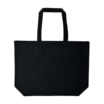 Jumbo Recycled Midweight Gusseted Canvas Tote