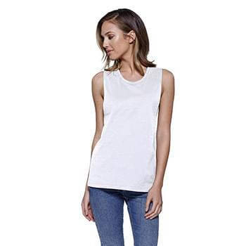 Ladies' Cotton Muscle T-Shirt