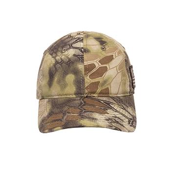 Unstructured Camo With Flag Hat